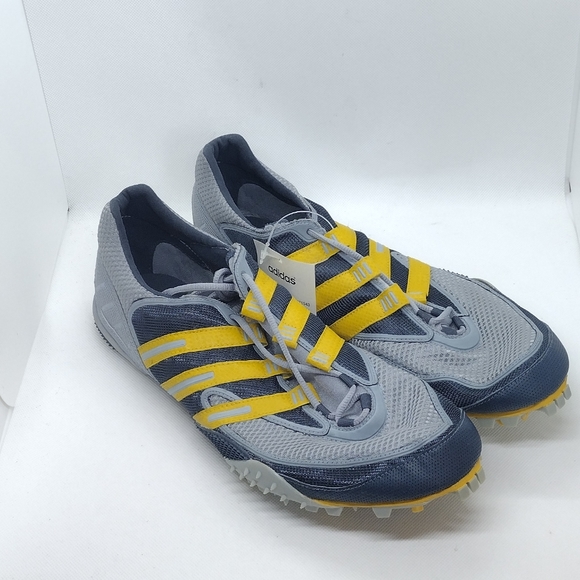 NWT Adidas Track & Field Shoes Men's 14 Gray Running Racing Sports Athletic - Picture 3 of 8